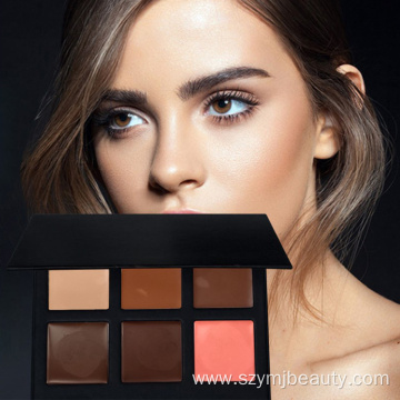 6 Colors Cream Palette Concealer Makeup